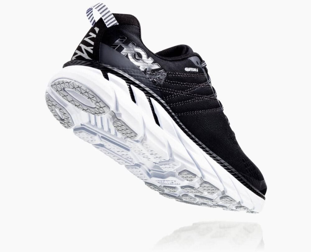 Black / White Hoka Clifton 6 | 03768MJFN