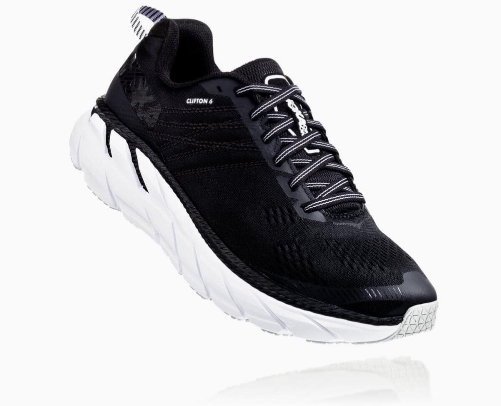 Black / White Hoka Clifton 6 | 63410ACBM