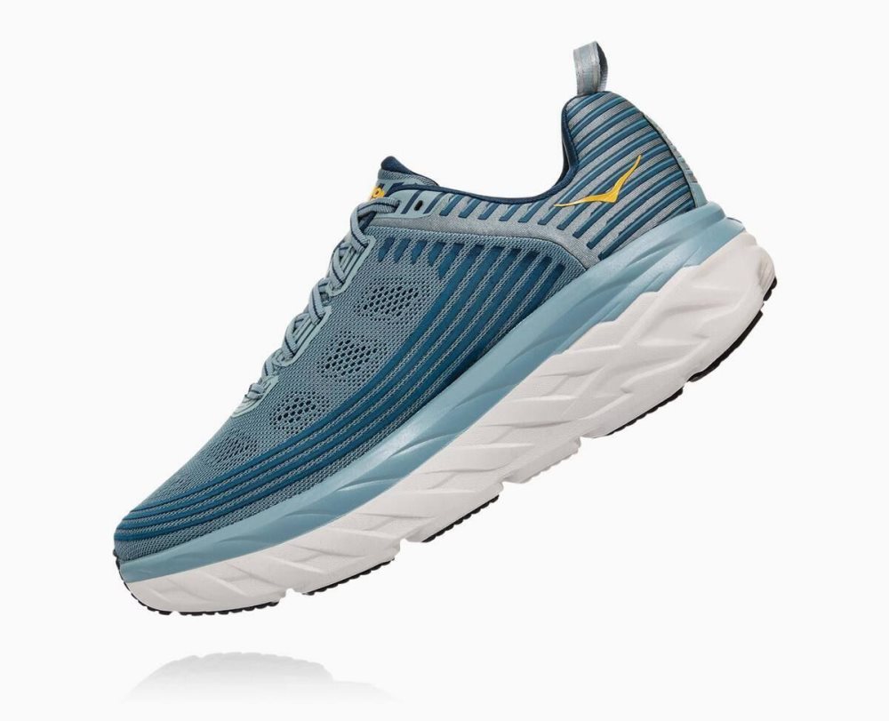 Blue Hoka Bondi 6 Wide | 40785JYIH