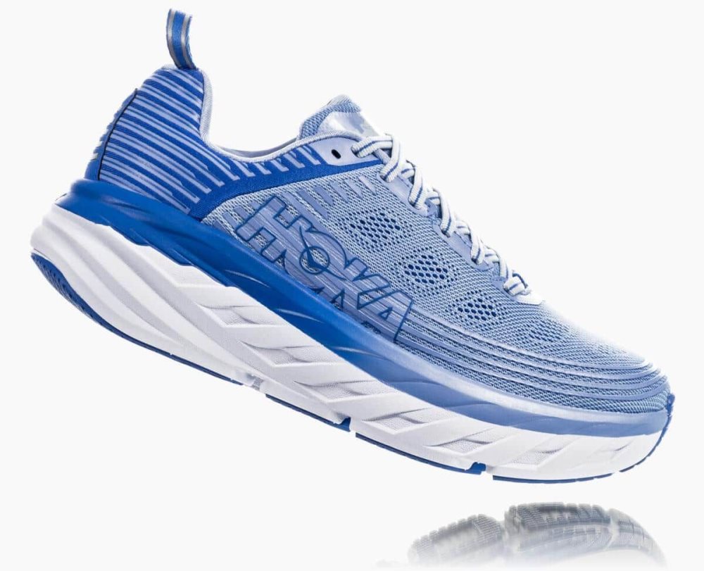 Blue Hoka Bondi 6 Wide | 52397HWIV