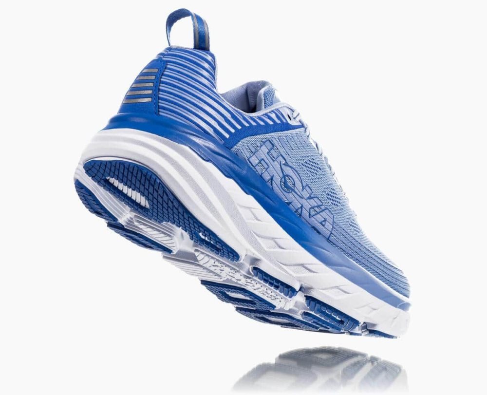 Blue Hoka Bondi 6 Wide | 52397HWIV