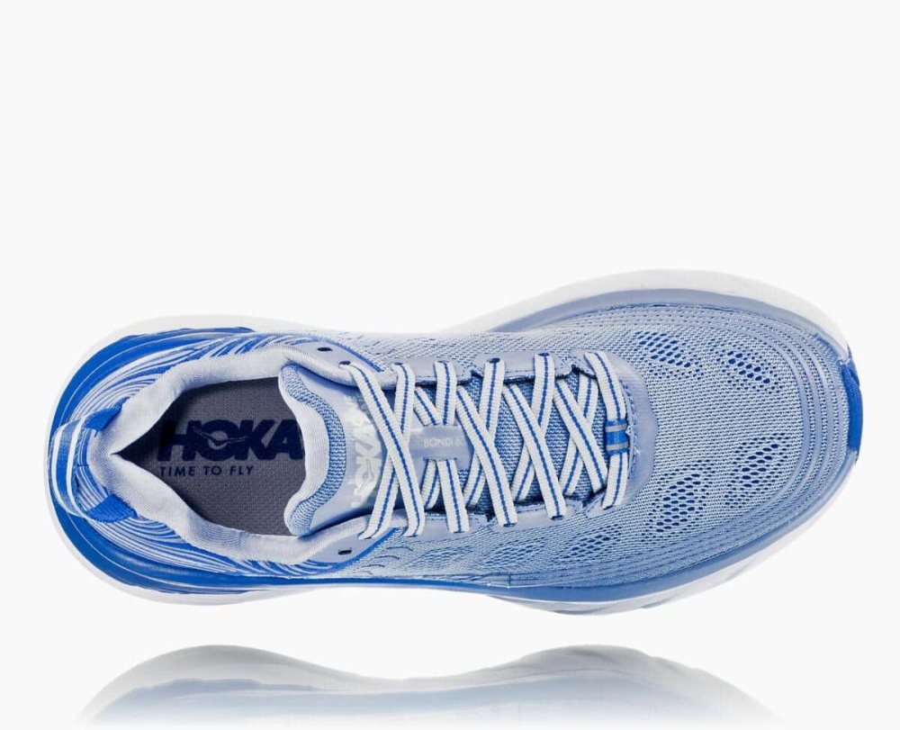 Blue Hoka Bondi 6 Wide | 52397HWIV