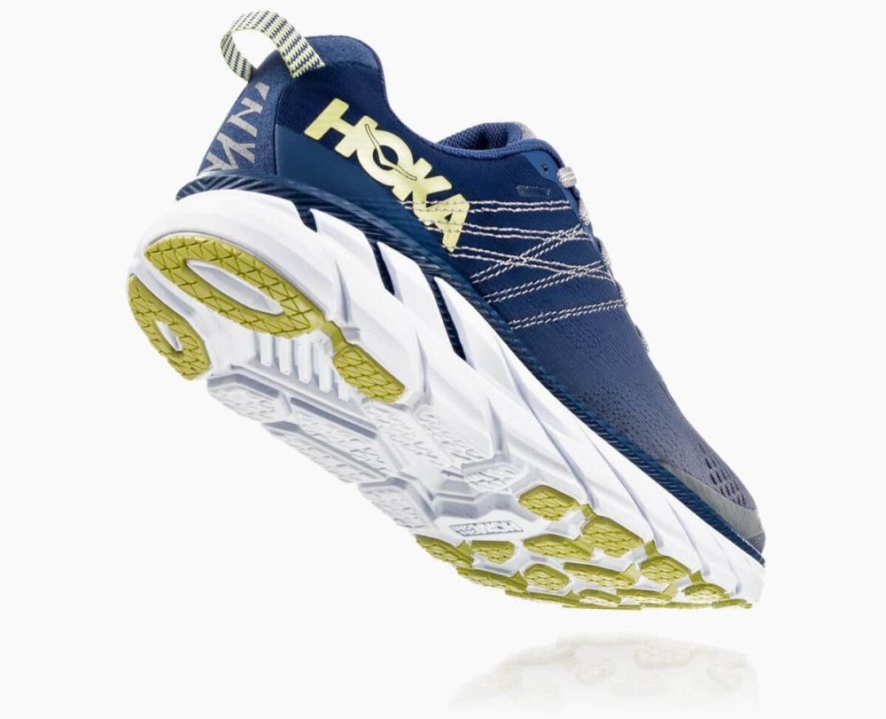 Blue Hoka Clifton 6 Wide | 15620LCTU