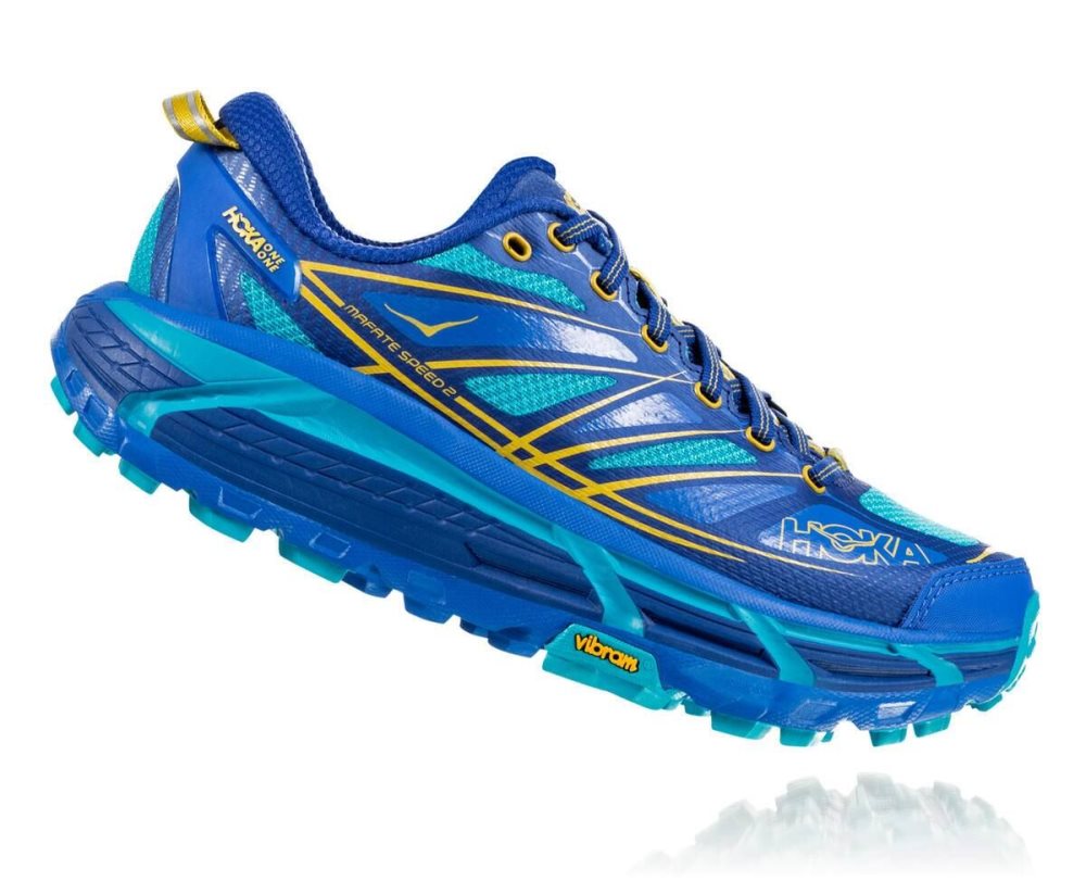 Blue Hoka Mafate Speed 2 | 98250JNSI