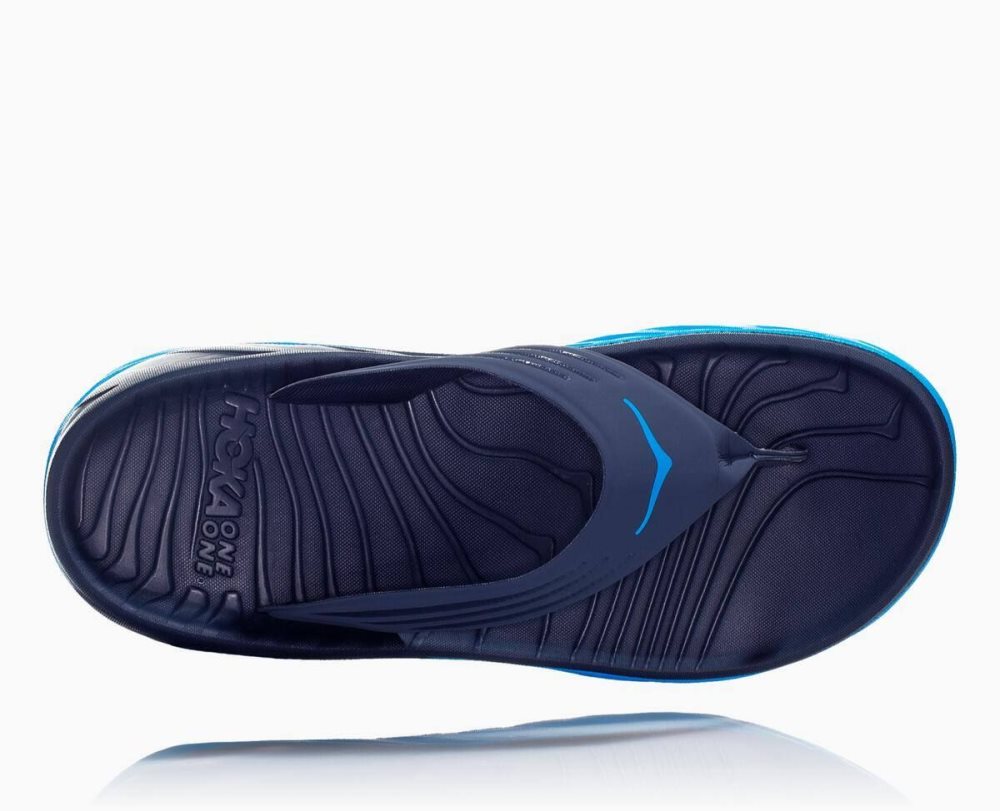 Blue Hoka ORA Flip | 41782PUVN