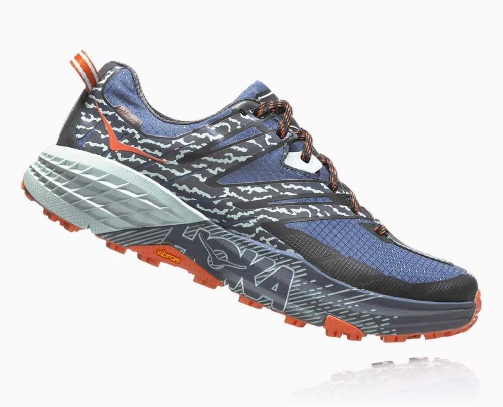 Blue Hoka Speedgoat 3 Waterproof | 47239QOEP