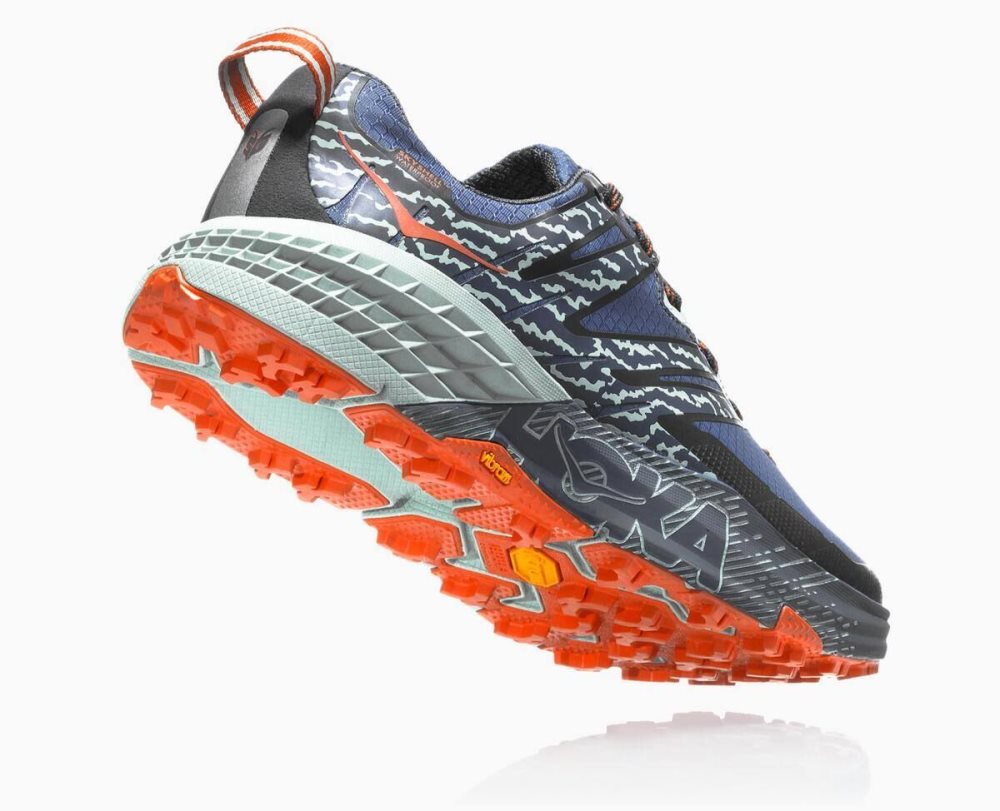 Blue Hoka Speedgoat 3 Waterproof | 47239QOEP