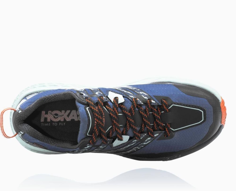 Blue Hoka Speedgoat 3 Waterproof | 47239QOEP