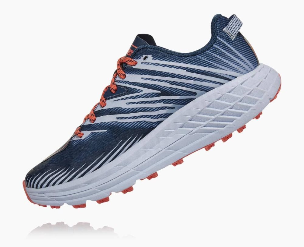 Blue Hoka Speedgoat 4 Wide | 81935KECQ