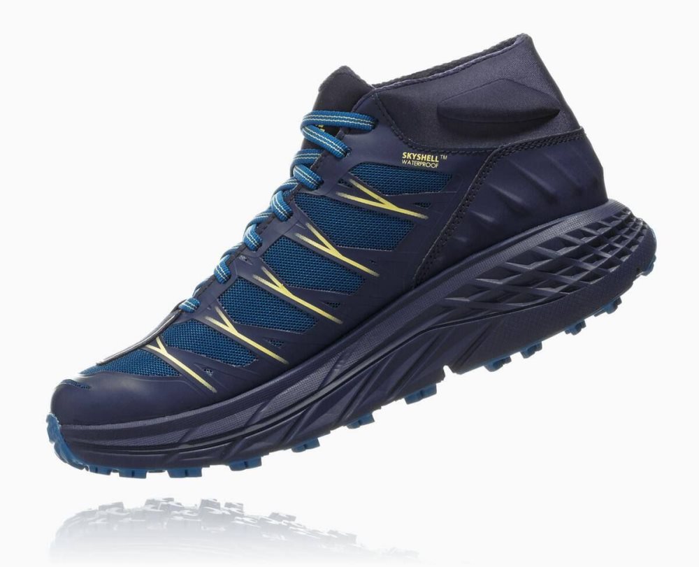 Blue Hoka Speedgoat Mid Waterproof | 21578ZJDB