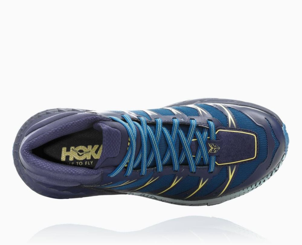 Blue Hoka Speedgoat Mid Waterproof | 21578ZJDB