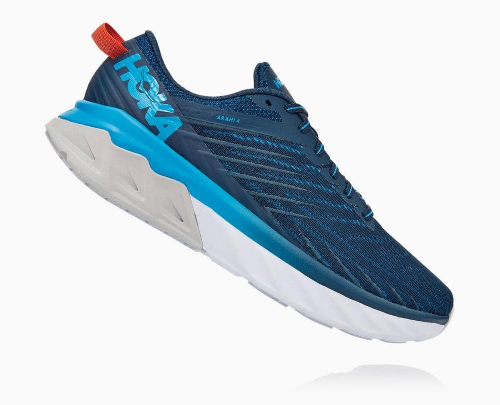 Blue / Blue Hoka Arahi 4 Wide | 65932RGKI