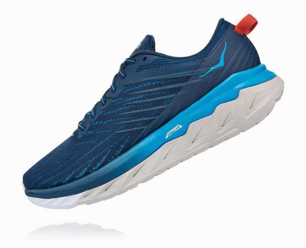 Blue / Blue Hoka Arahi 4 Wide | 65932RGKI