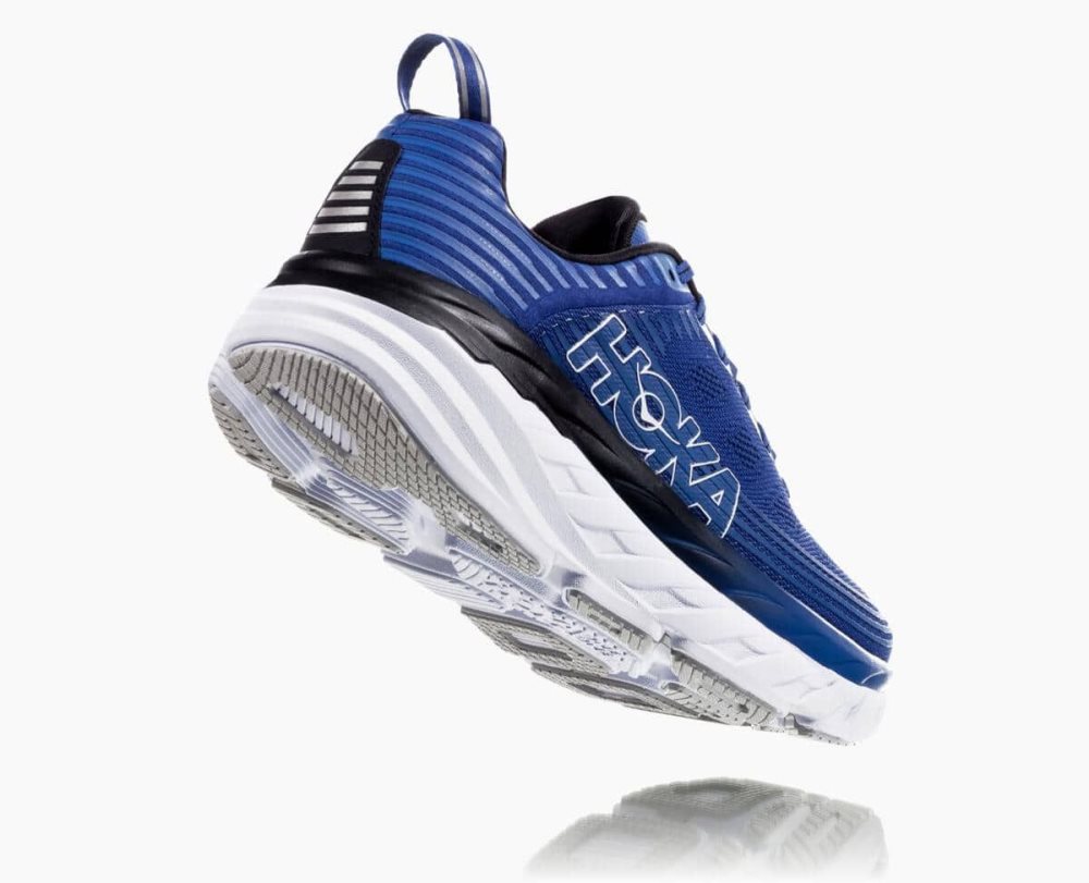 Blue / Dark Grey Hoka Bondi 6 Wide | 07325QAMS