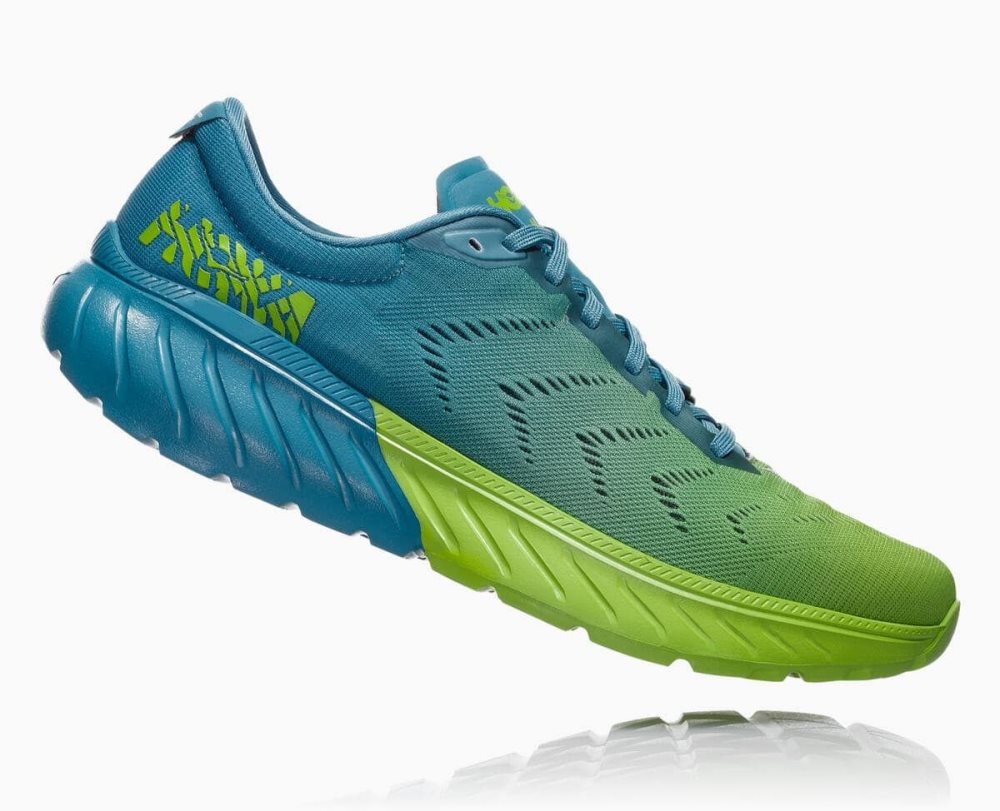 Blue / Light Green Hoka Mach 2 | 14605BSIK