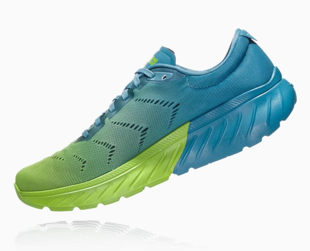 Blue / Light Green Hoka Mach 2 | 14605BSIK