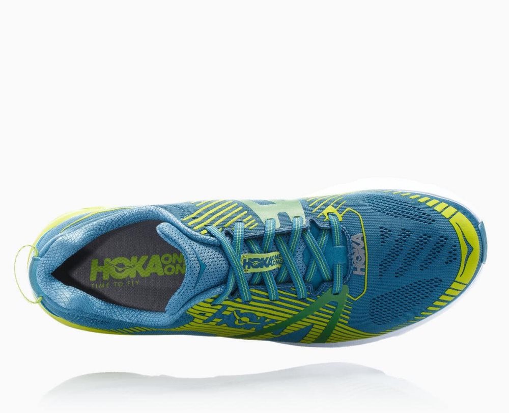 Blue / Light Green Hoka Tracer 2 | 08451MCWJ