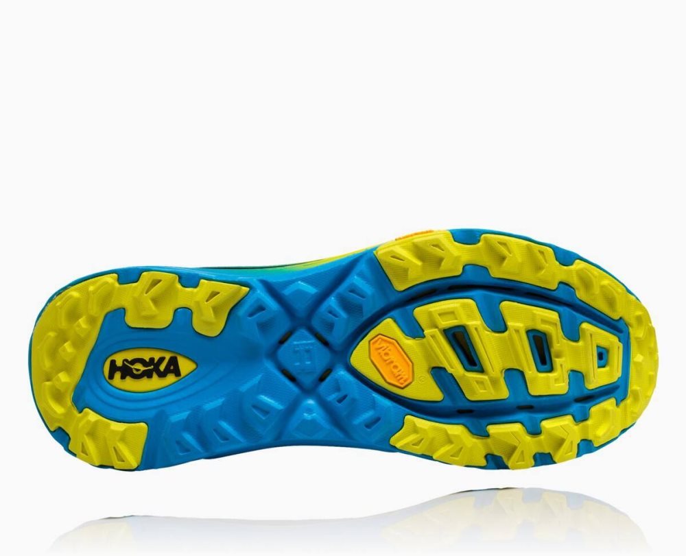 Blue / Orange Hoka EVO Mafate | 71650BVRM