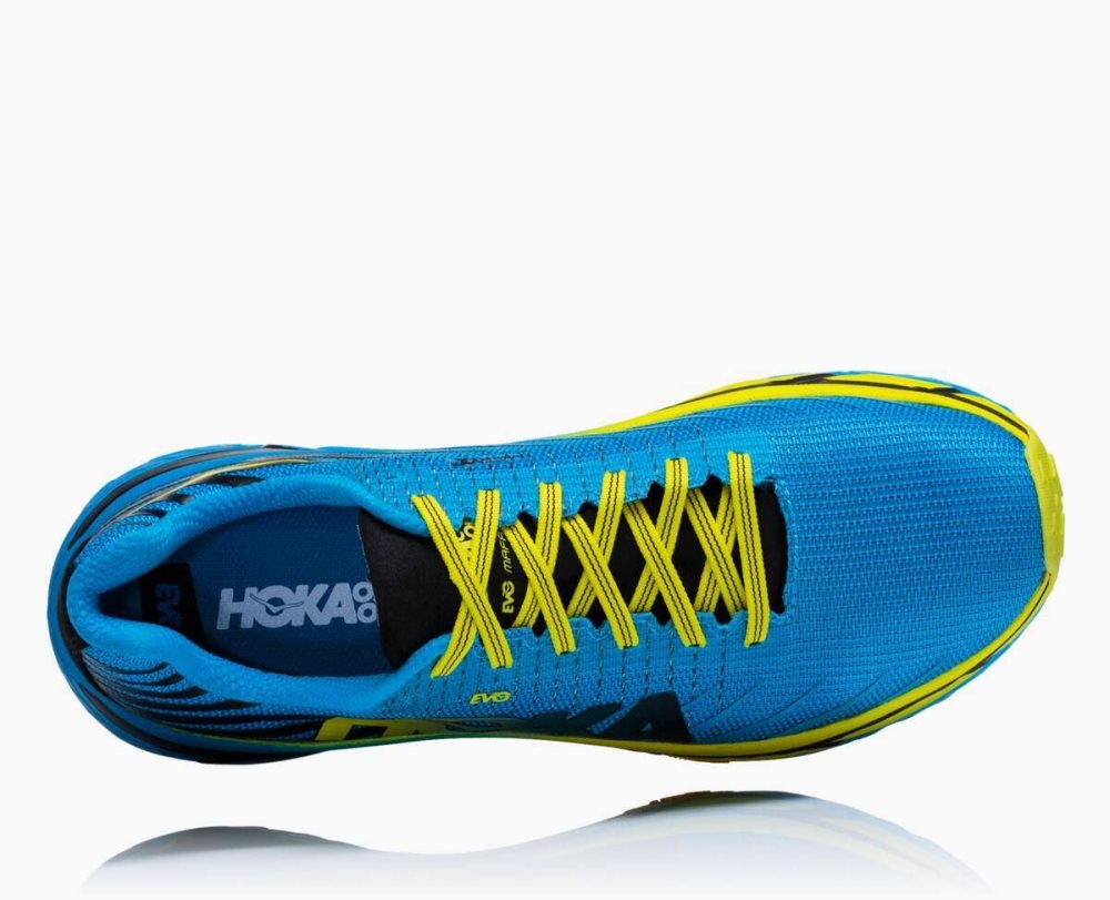 Blue / Orange Hoka EVO Mafate | 71650BVRM