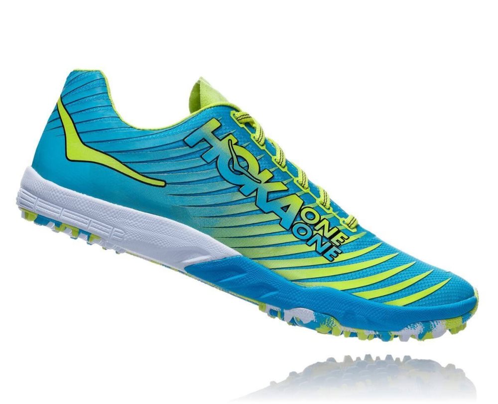 Blue / Orange Hoka EVO XC Spikeless | 78623MOYG