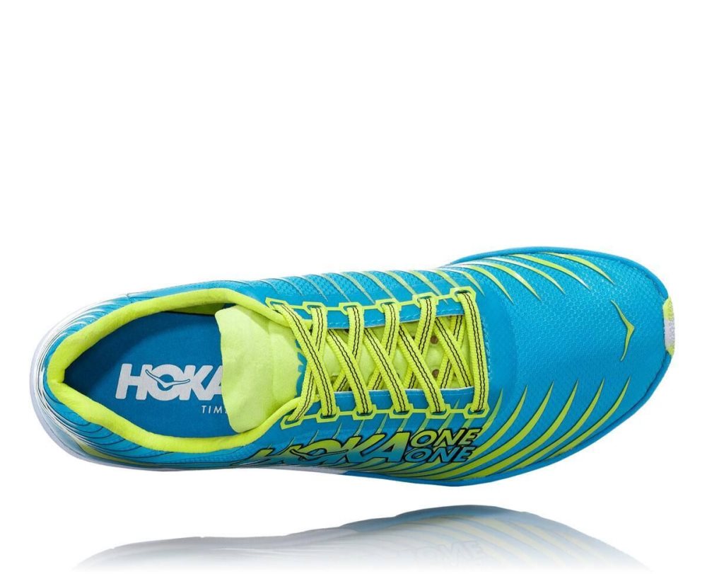 Blue / Orange Hoka EVO XC Spikeless | 78623MOYG