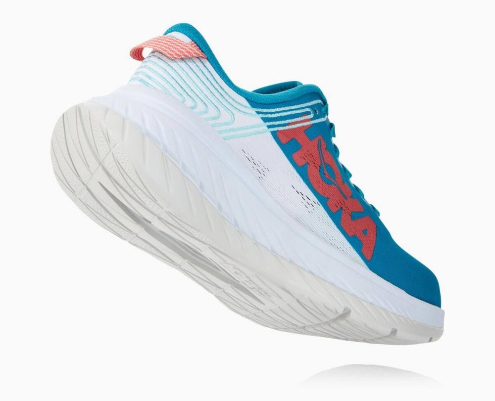 Blue / White Hoka Carbon X | 16409JUGX