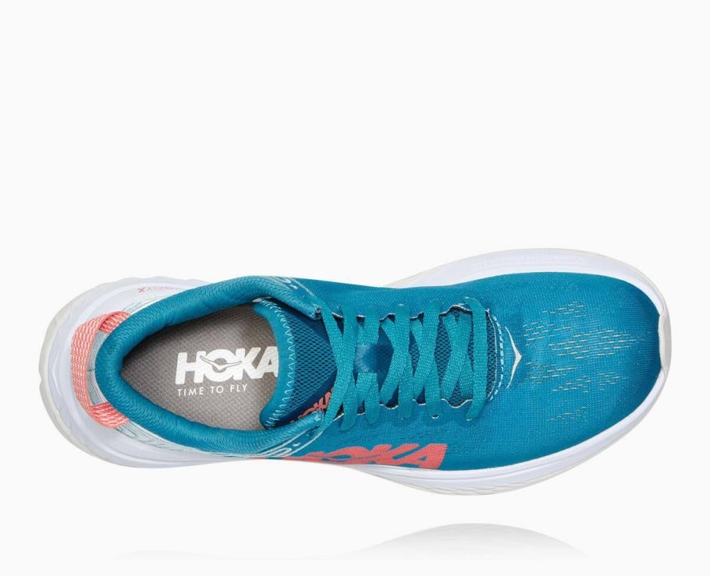 Blue / White Hoka Carbon X | 16409JUGX