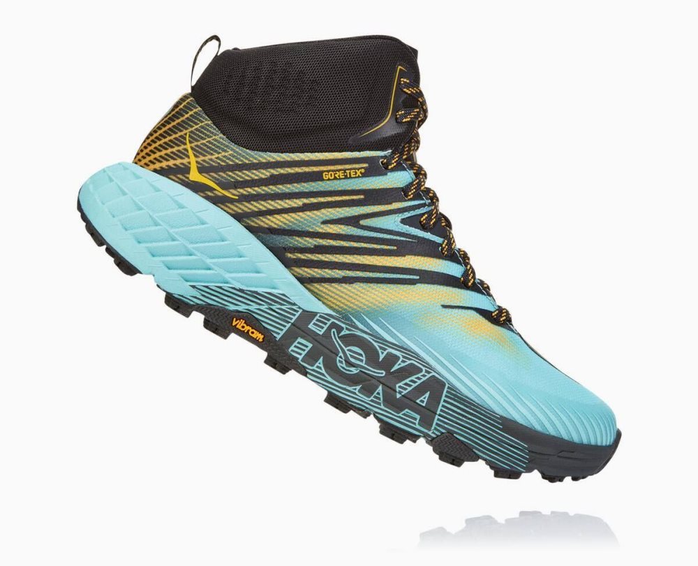 Brown Hoka Speedgoat Mid GORE | 90617AKDZ