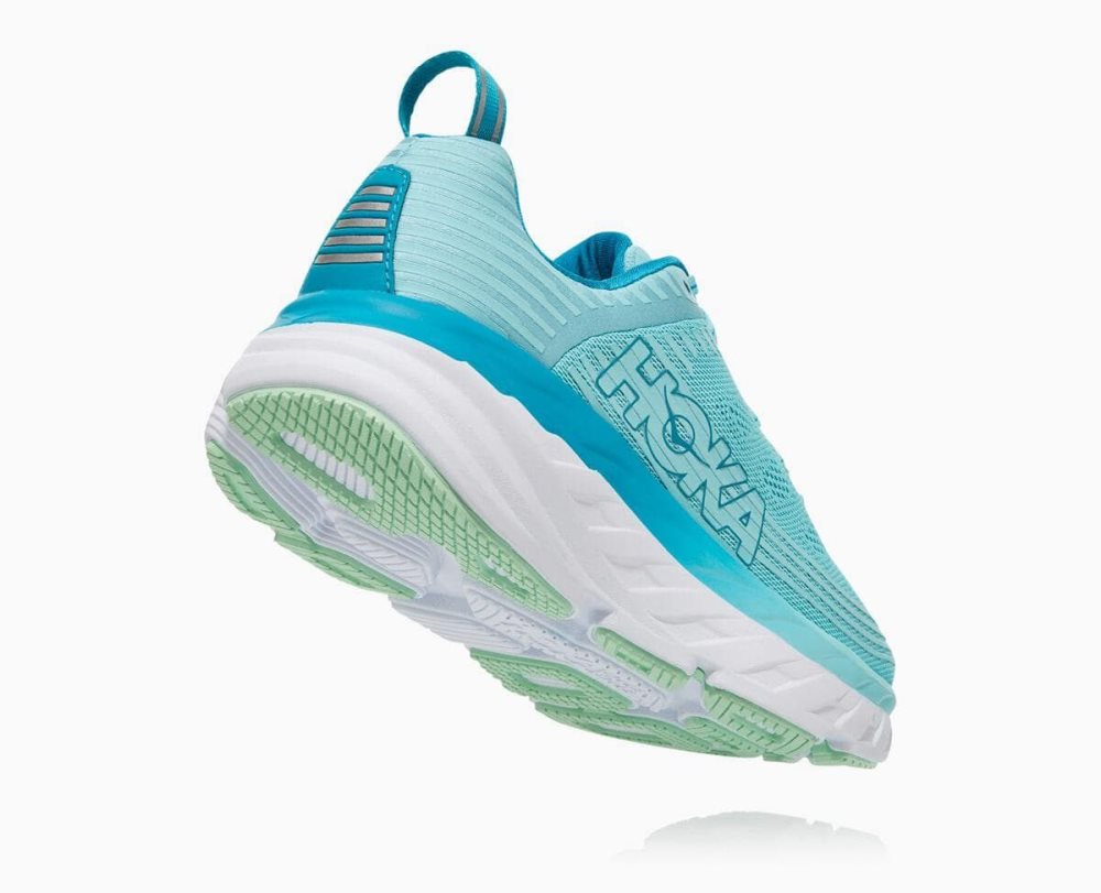 Brown / Blue Hoka Bondi 6 | 56082WICK