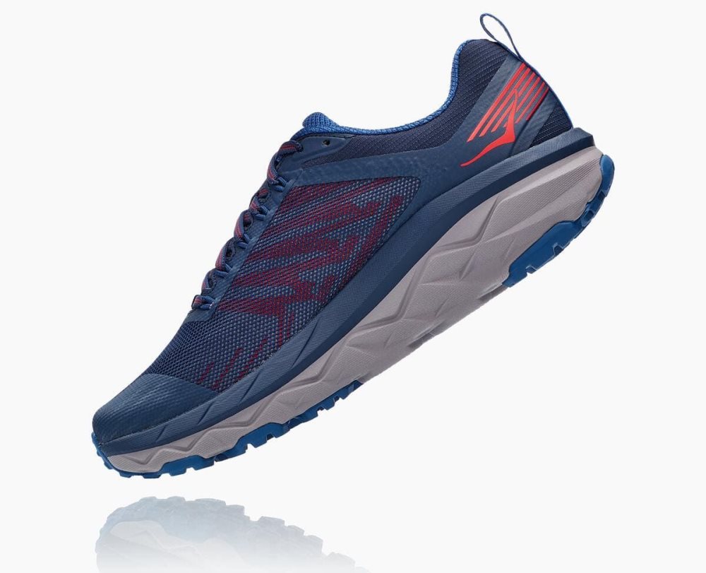 Dark Blue / Red Hoka Challenger ATR 5 Wide | 05893ZTIY