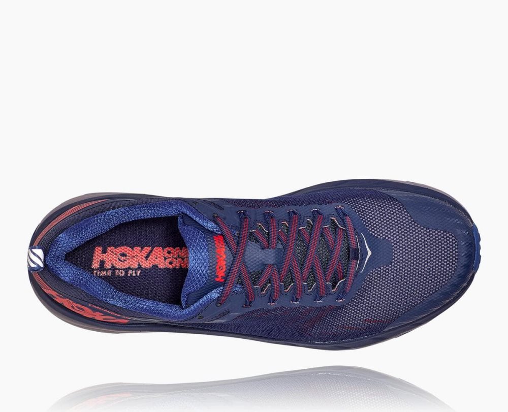 Dark Blue / Red Hoka Challenger ATR 5 Wide | 05893ZTIY