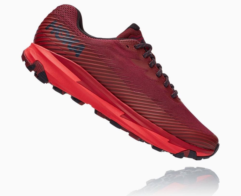 Dark Brown / Red Hoka Torrent 2 | 08653NQDZ