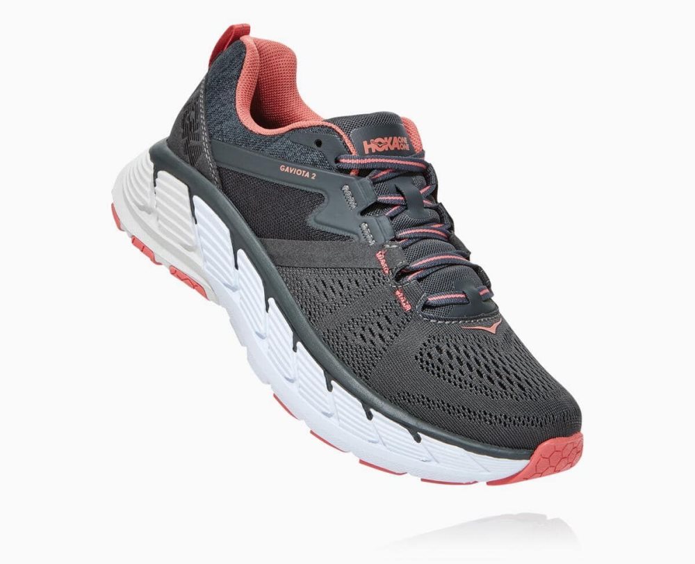 Dark Grey Hoka Gaviota 2 Wide | 34087PDGZ