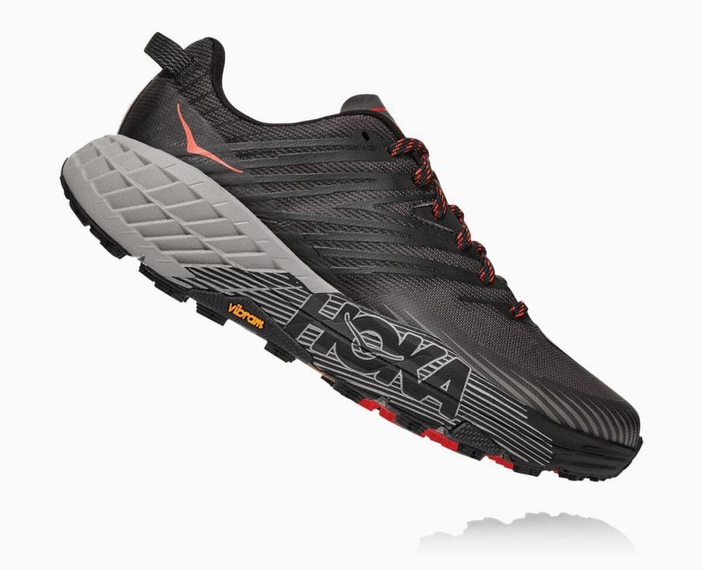 Dark Grey / Dark Grey Hoka Speedgoat 4 Wide | 57482GOLJ