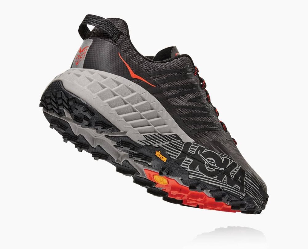 Dark Grey / Dark Grey Hoka Speedgoat 4 Wide | 57482GOLJ