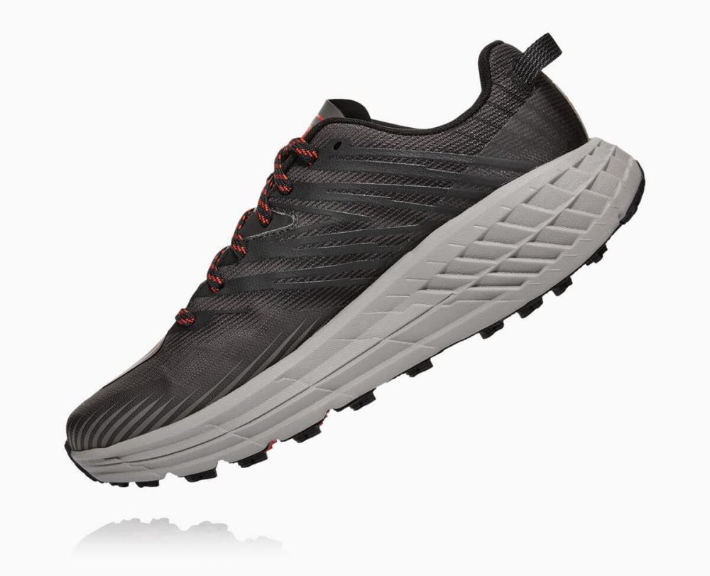 Dark Grey / Dark Grey Hoka Speedgoat 4 Wide | 57482GOLJ