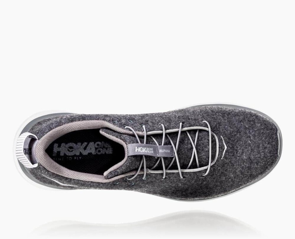 Dark Grey / Grey Hoka Hupana Flow Wool Wide | 03279QCBO