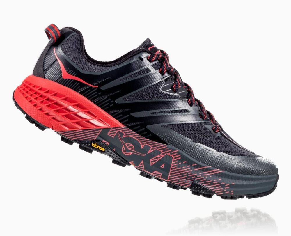 Dark Grey / Red Hoka Speedgoat 3 | 40352ZQSY