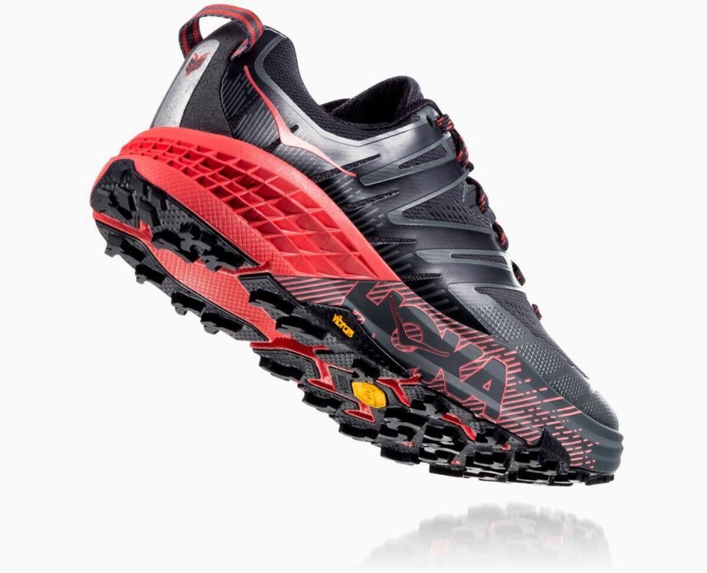 Dark Grey / Red Hoka Speedgoat 3 | 40352ZQSY