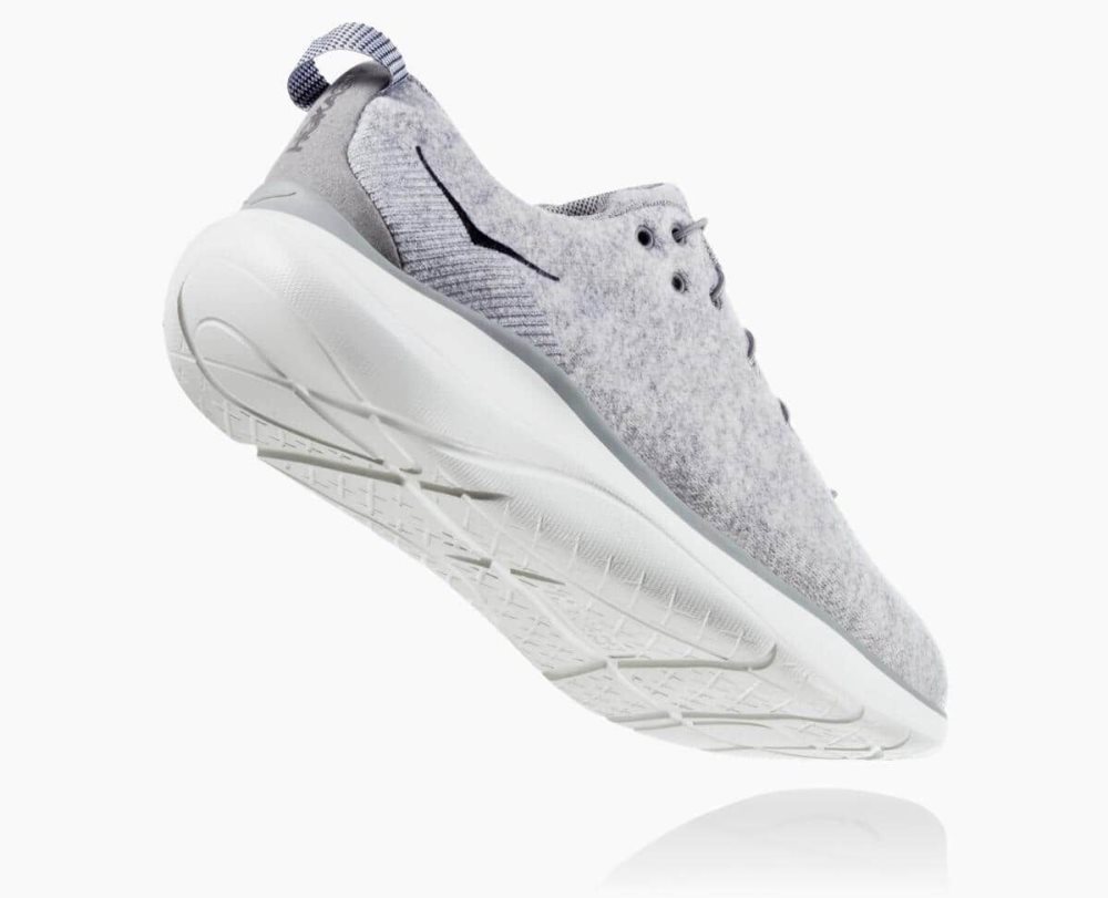 Deep Grey Hoka Hupana Flow Wool Wide | 95804IBRH