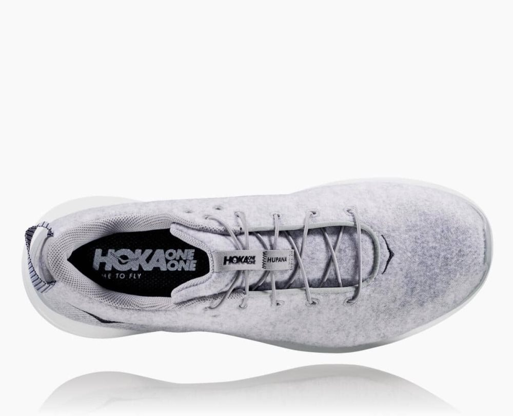 Deep Grey Hoka Hupana Flow Wool Wide | 95804IBRH