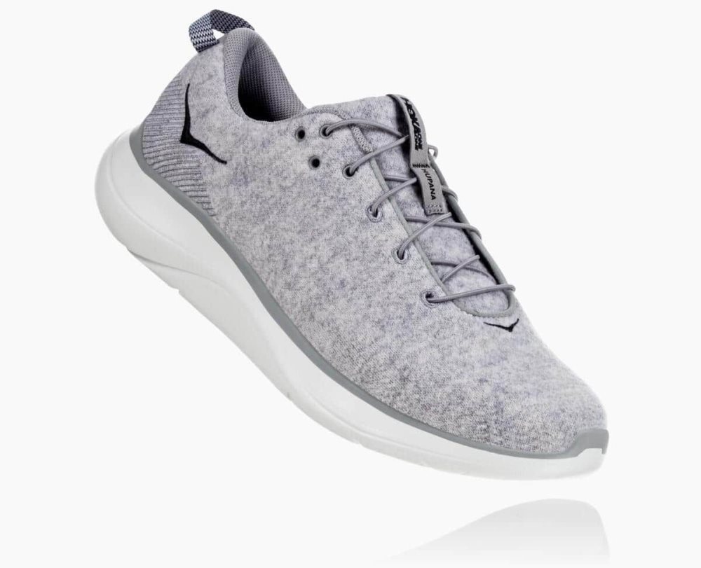 Deep Grey Hoka Hupana Flow Wool Wide | 95804IBRH