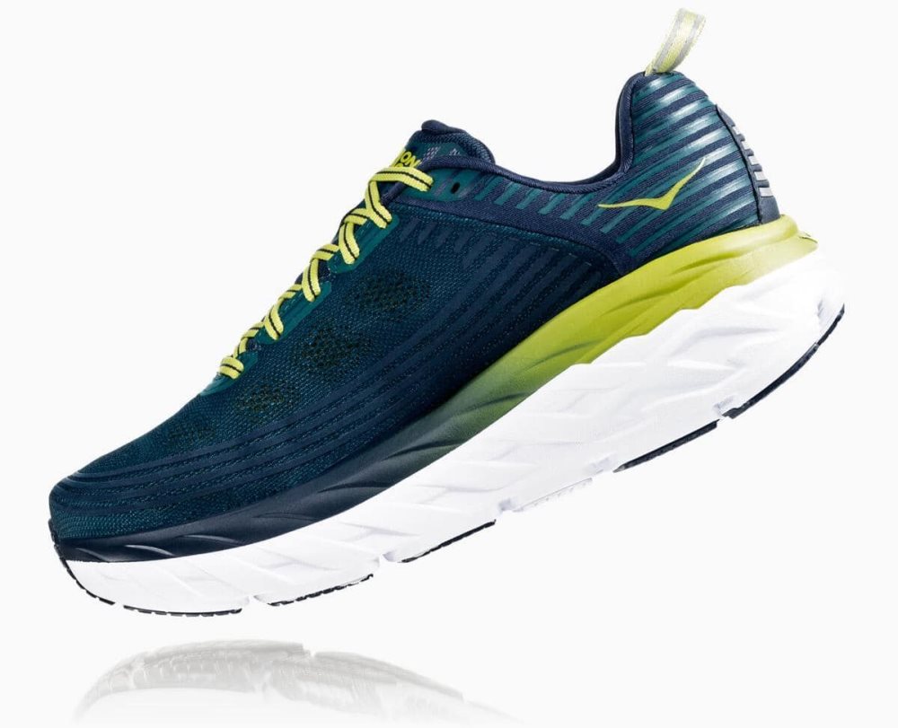 Deep Turquoise / Green Hoka Bondi 6 Wide | 80193IAFT