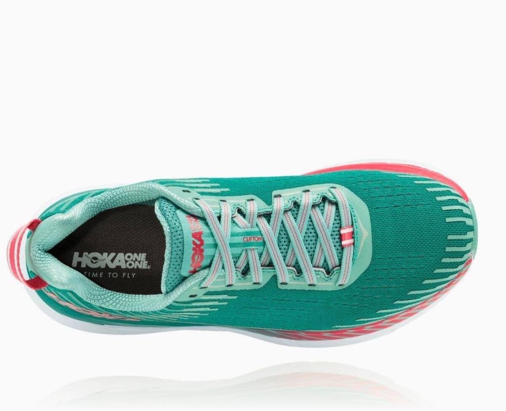 Green Hoka Clifton 5 | 96730TDLC