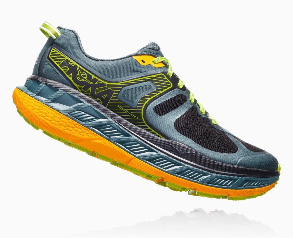 Green / Gold Hoka Stinson ATR 5 | 02143HYXV