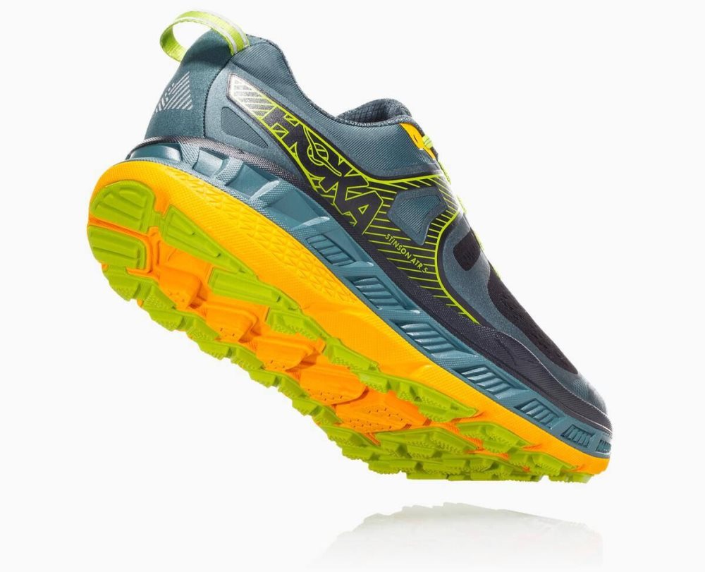 Green / Gold Hoka Stinson ATR 5 | 02143HYXV