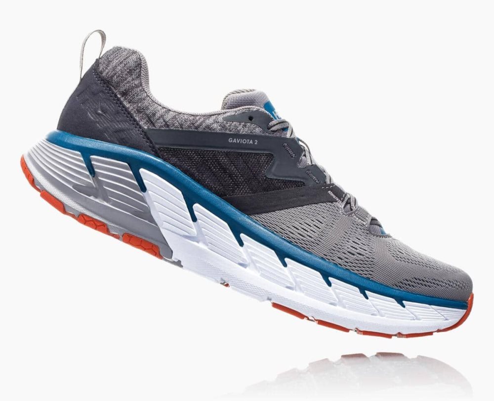 Grey Hoka Gaviota 2 Wide | 75068ZGYE