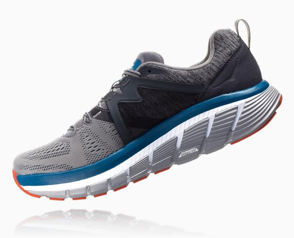 Grey Hoka Gaviota 2 Wide | 75068ZGYE