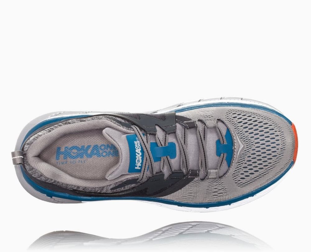 Grey Hoka Gaviota 2 Wide | 75068ZGYE