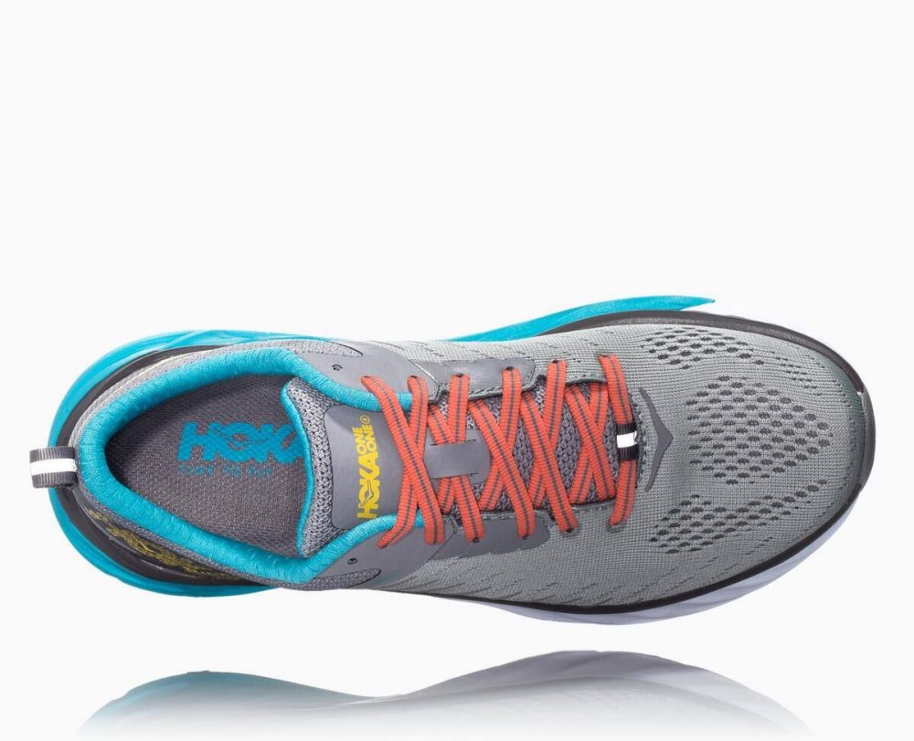 Grey / Blue Hoka Arahi 3 Wide | 48971RJKZ